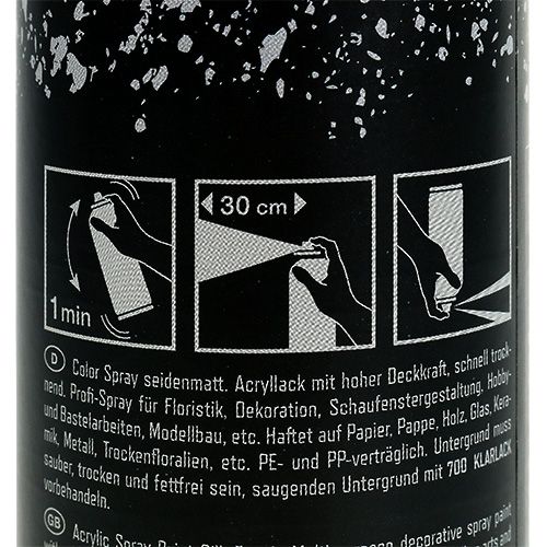 Color Spray Seidenmatt 400ml Grau