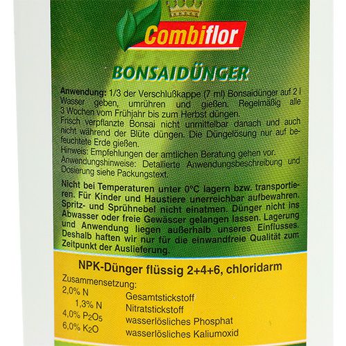 Floristik21 Combiflor Bonsaidünger 250ml
