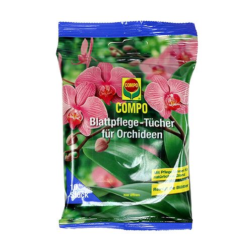 Floristik21 Compo Blattpflegetücher für Orchideen 10St