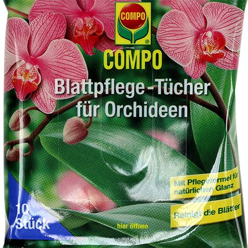 Artikel Compo Blattpflegetücher für Orchideen 10St