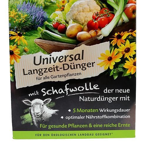 Floristik21 Compo Bio Universal Langzeit-Dünger mit Schafwolle 2kg