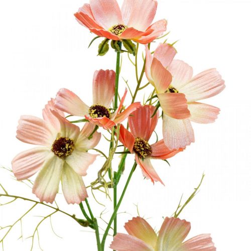 Cosmea Schmuckkörbchen Peach Kunstblumen Sommerblumen 61cm
