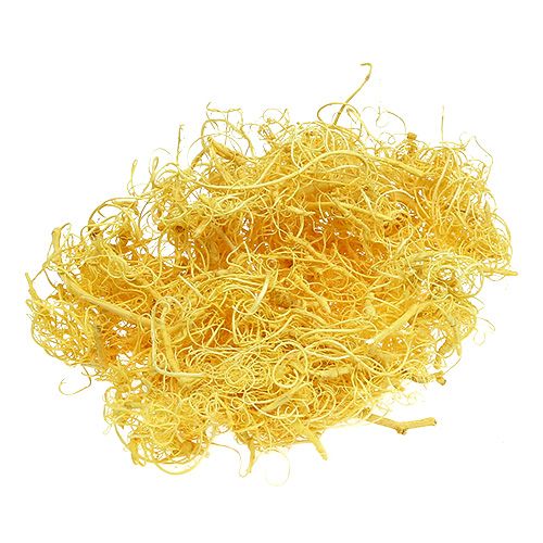 Floristik21 Curly Moos Hellgelb 350g