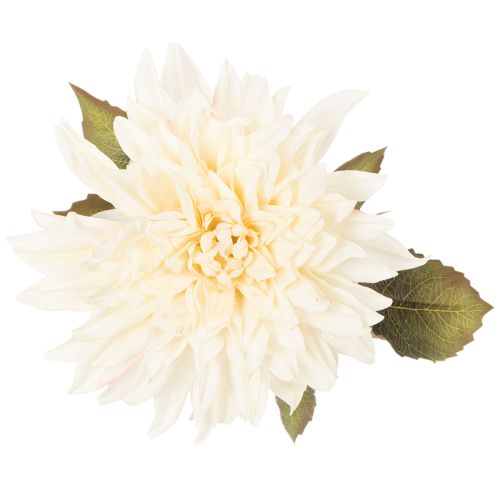 Künstliche Dahlienblume 68cm Cremeweiß für Innenraumdekoration | Floristik21.de