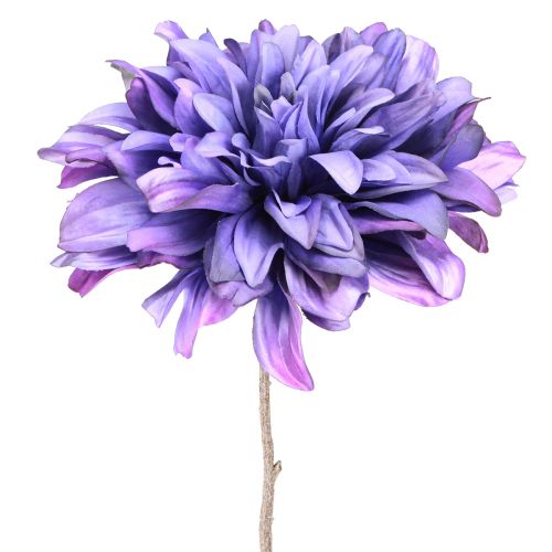 Dahlie Violett Kunstblume Deko Groß Flexibel L58cm