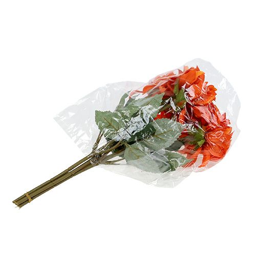 Floristik21 Dahlie Orange 28cm 4St