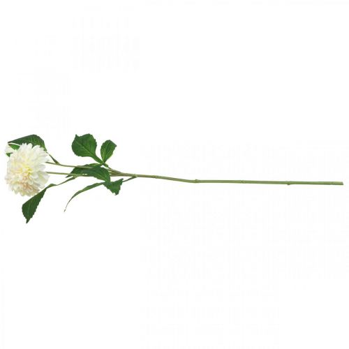 Artikel Dahlie Künstlich Kunstblumen Creme Grün 2 Blüten 60cm
