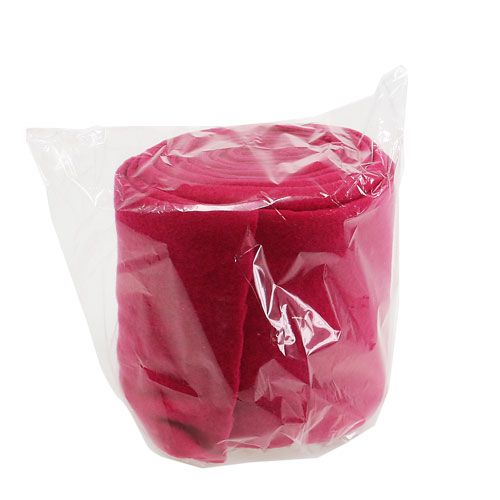 Floristik21 Deko Vlies Pink 15cm 5m