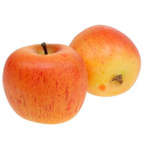Floristik21 Deko-Äpfel Cox Orange 7cm 6St
