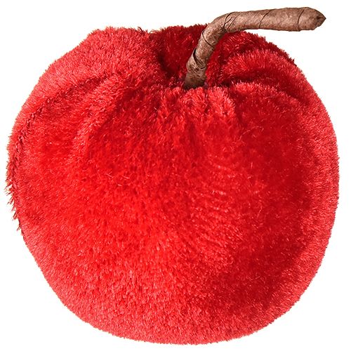Deko Äpfel Stoff Herbstdeko Samt Rot Ø5cm H6cm 12 St - Perfekt für Floristen