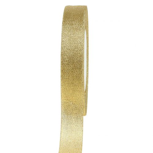 Floristik21 Deko Band Gold 15mm 22,5m