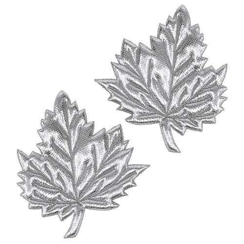 Artikel Deko-Blätter aus Seide 5cm Silber 60St
