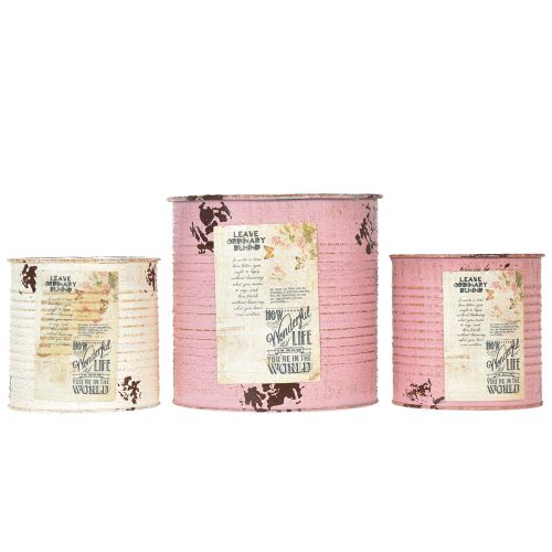 Artikel Aluminium Blumentopf Set 15cm 3 Stück für Balkon und Garten