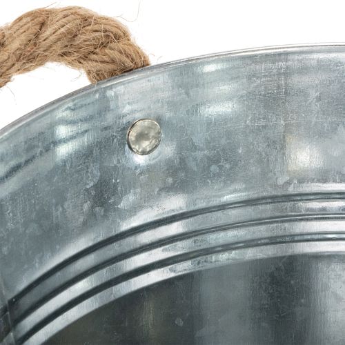 Deko Eimer Blumentopf Metall