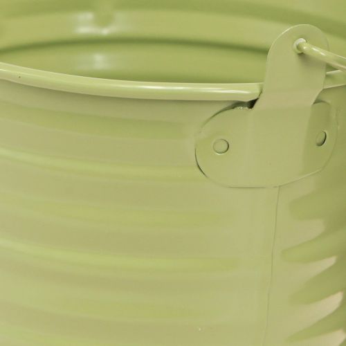 Artikel Deko Eimer Metall Pflanztopf Henkel Ø11cm 8er Set Frühlingfarben