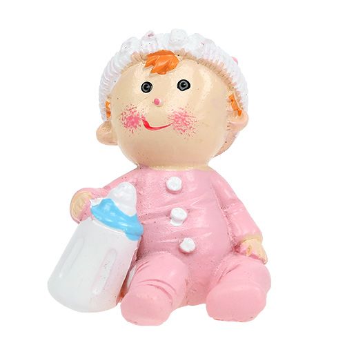 Artikel Deko-Figur Baby Blau, Rosa 4,5cm 2St