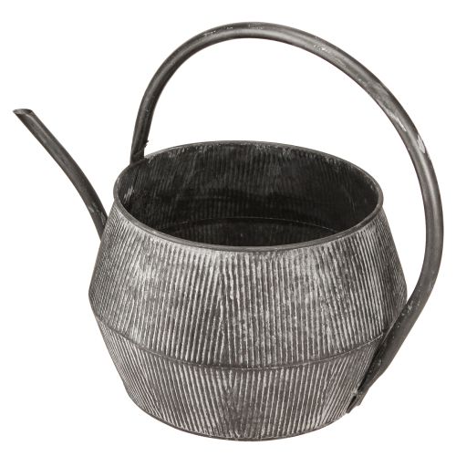 Artikel Deko Gießkanne Teekanne Metall Schwarz - Retro-Deko Blumentopf 39x25x30,5cm