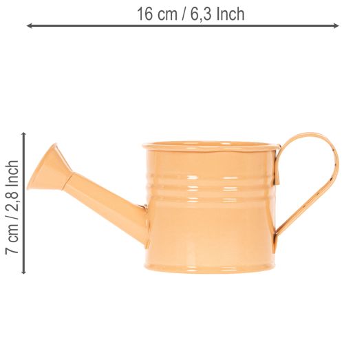 Deko Gießkannen Übertopf Metall Set 8-teilig, bunt, 16,5x7cm - Ideale Pflanzengefäße für Balkon & Küche | Floristik21.de