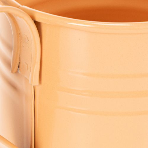 Deko Gießkannen Übertopf Metall Set 8-teilig, bunt, 16,5x7cm - Ideale Pflanzengefäße für Balkon & Küche | Floristik21.de