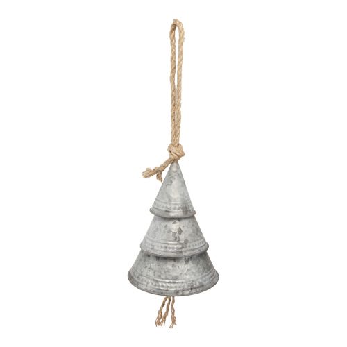 Artikel Nostalgische Zink-Weihnachtsglocken mit Juteschnur H19cm Deko Vintage-Look