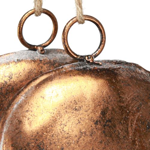 Artikel Bronze-farbene Weihnachtsglocken im Ring, festliche Hängedeko Ø29cm