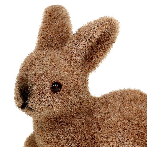 Artikel Deko-Hasen 5cm beflockt Braun 16 St