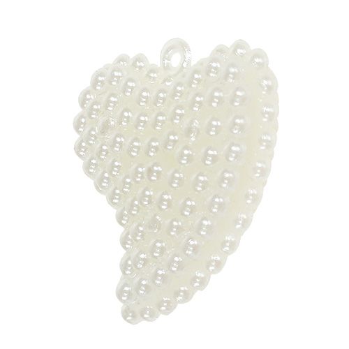 Deko Herzen Creme 3,5cm 16St