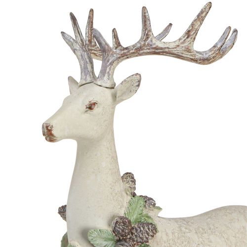 Artikel Weihnachtlicher Deko Hirsch stehend, Polyresin, 30x15,5x48,5cm