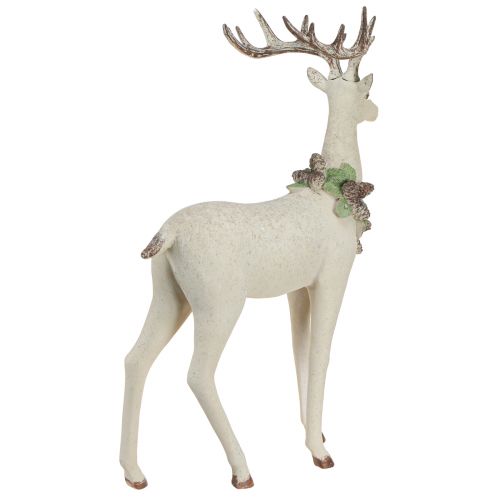 Artikel Weihnachtlicher Deko Hirsch stehend, Polyresin, 30x15,5x48,5cm