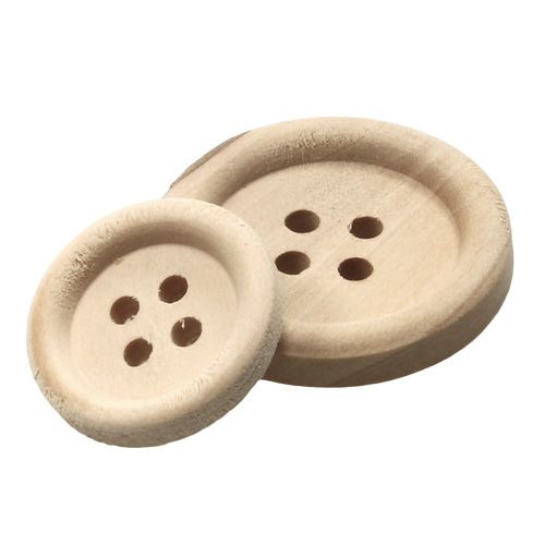 Artikel Deko-Knöpfe Natur 1,5cm - 2,5cm 150 St