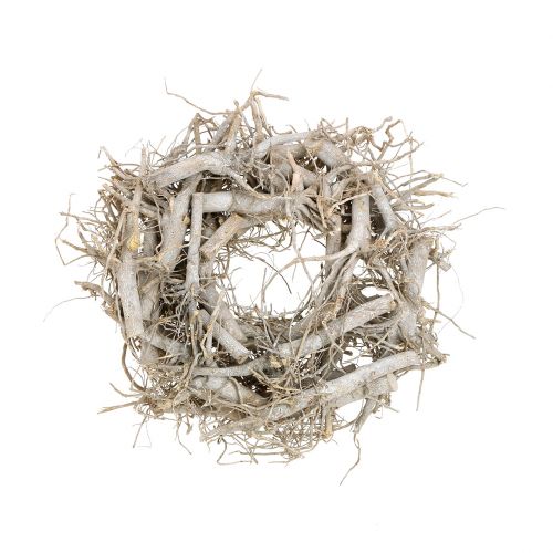 Deko Kranz Natur, Grau Ø25cm 1St Deko Kranz Natur, Grau Ø25cm 1St