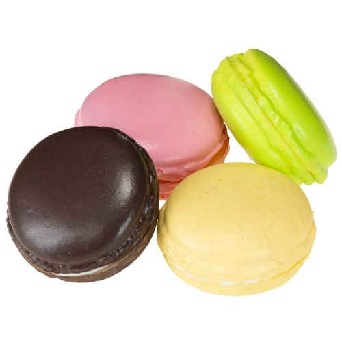 Floristik21 Deko Macaron Baisergebäck künstlich bunt 5cm 8St Makrone Patisserie Dekoration