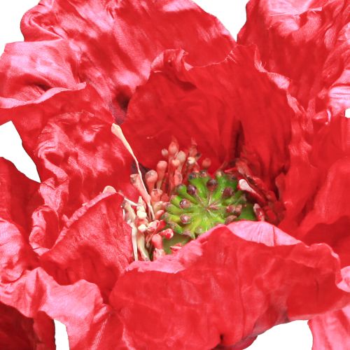 Artikel Deko Mohn Große Kunstblumen Rot 88cm 3er Set Mohnblumen für Floristen