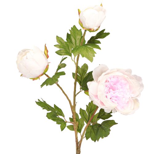 Artikel Deko Pfingstrosen Rosa 3 Blüten Langstielig 80cm 2St - Kunstblumen Hochzeit Deko