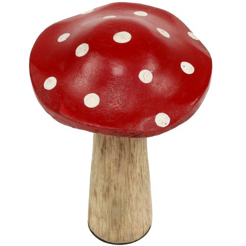 Floristik21 Fliegenpilze aus Holz 14cm 6St
