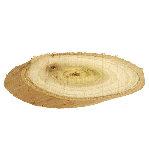 Floristik21 Deko Scheiben aus Holz oval 9-12cm 500g