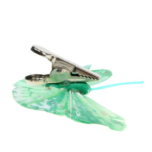 Floristik21 Deko-Schmetterlinge am Clip bunt sortiert 6cm 24St