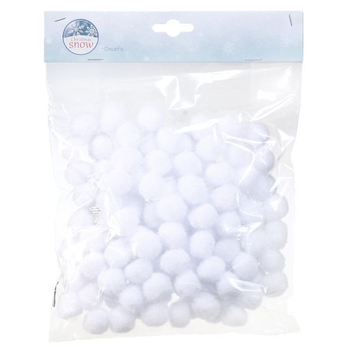 Artikel Deko Schneeball Mini Ø2cm Weiß Schneekugeln B2B Set 400 St für Floristen