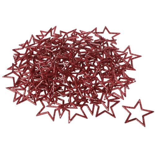 Artikel Glitzernde Weihnachtssterne Rot 4,5cm – Festliche Deko-Sterne Set 120 Stück