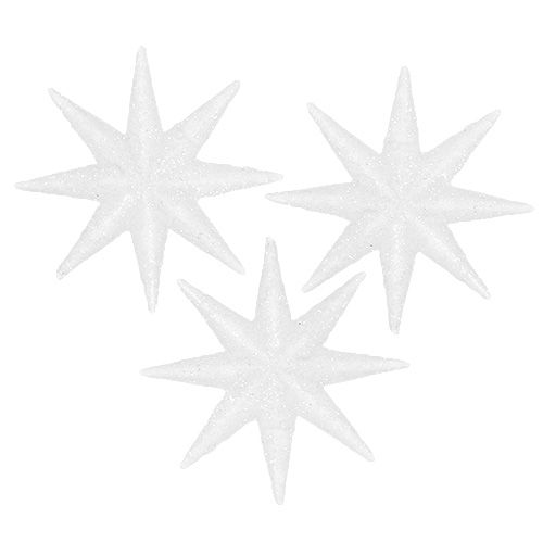 Deko-Sterne Weiß Ø5cm 20St Deko-Sterne Weiß Ø5cm 20St