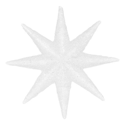 Deko-Sterne Weiß Ø5cm 20St
