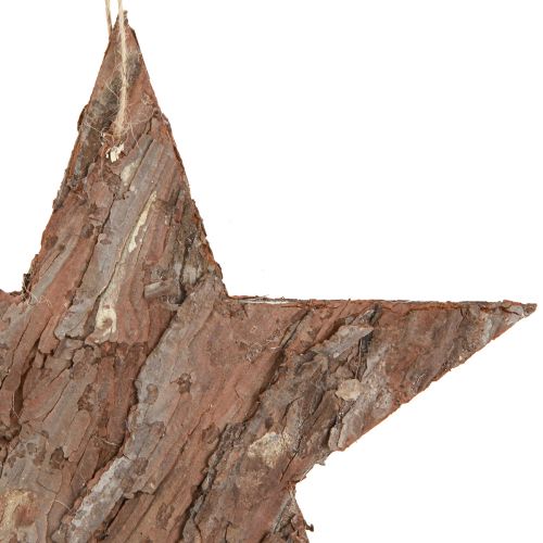Artikel Natürliche Piniensterne zum Hängen, 3er-Set, Ø 20cm - Nachhaltige Weihnachtsdeko aus Holz
