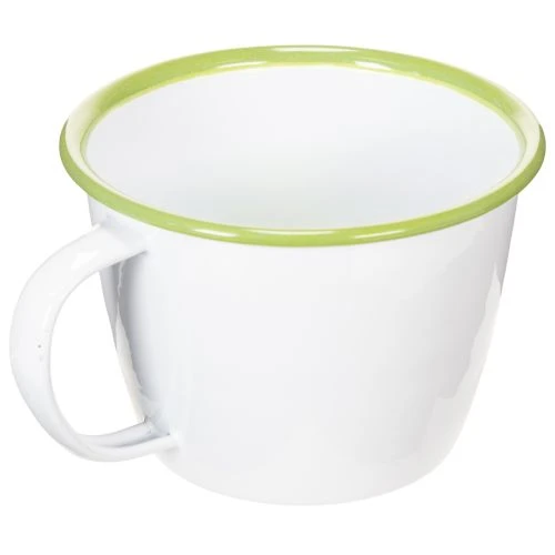 Deko Tasse Pflanztopf emailliert Ø11cm H8cm | Floristik21.de