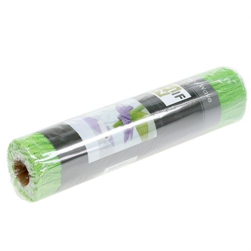 Floristik21 Deko Tischband Stoff Apfelgrün 26cm x 300cm