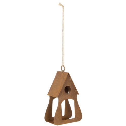 Deko Vogelhäuschen zum Hängen, Vogelhaus Rost Deko 17,5cm | Floristik21.de