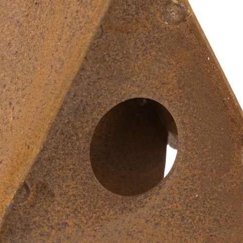 Deko Vogelhäuschen zum Hängen, Vogelhaus Rost Deko 17,5cm | Floristik21.de