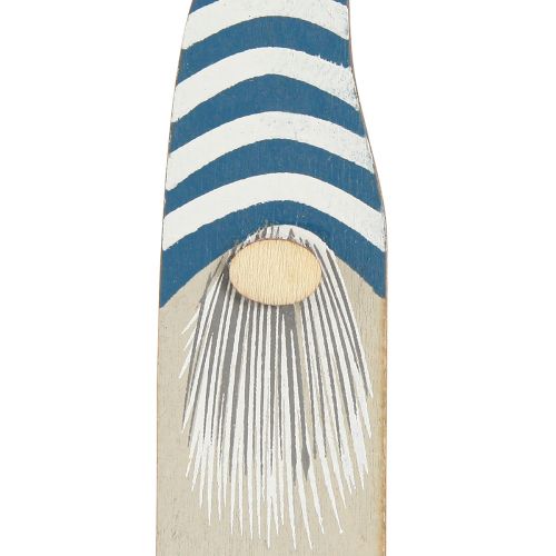 Floristik21 Charmante Skandi Wichtel aus Holz als Weihnachtsdekoration, 18er Set in Grau &amp; Rot, 8-15cm