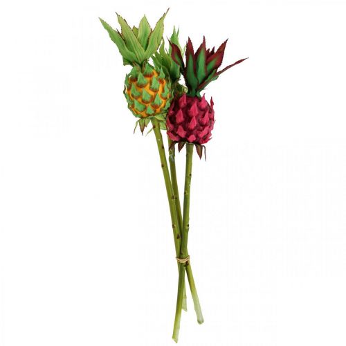 Floristik21 Deko Ananas Künstliches Obst Dekofrüchte Ø7cm H50cm 3St