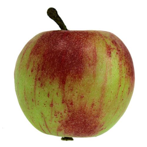 Floristik21 Künstliche Äpfel Rot, Grün Ø4cm 12St