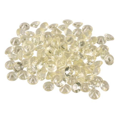 Floristik21 Deko Diamanten Hochzeit Deko Champagner 12mm 150 St